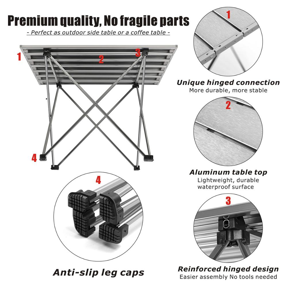 Portable Foldable Table for Camping